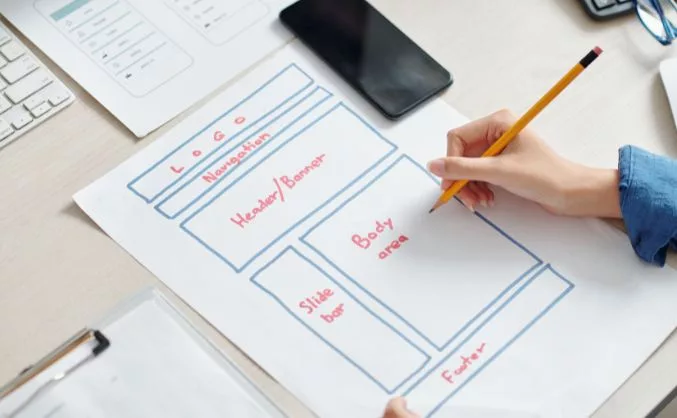 education website design and social media